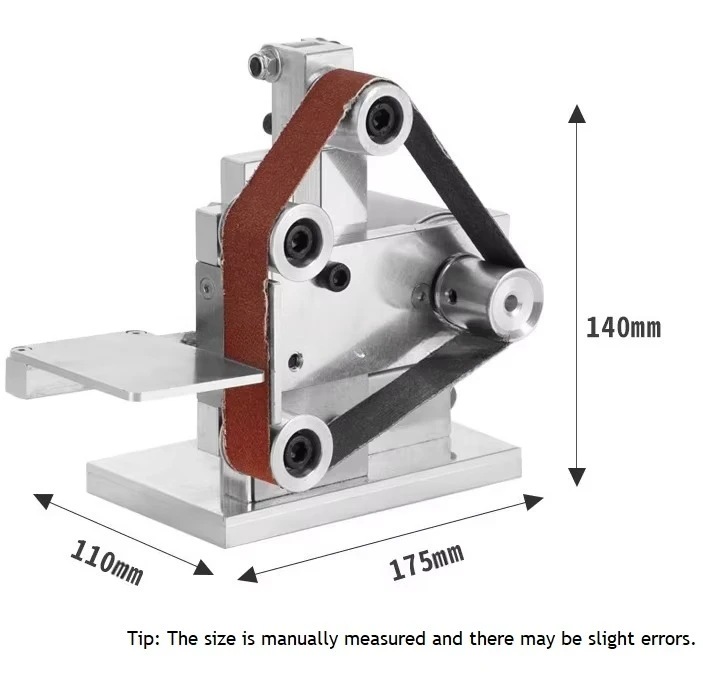 Abrasive Belt Machine Fixed Angle Knife Grinding Cutting Machine Micro Mini Belt Sander DIY Polisher Belt Grinding Machine