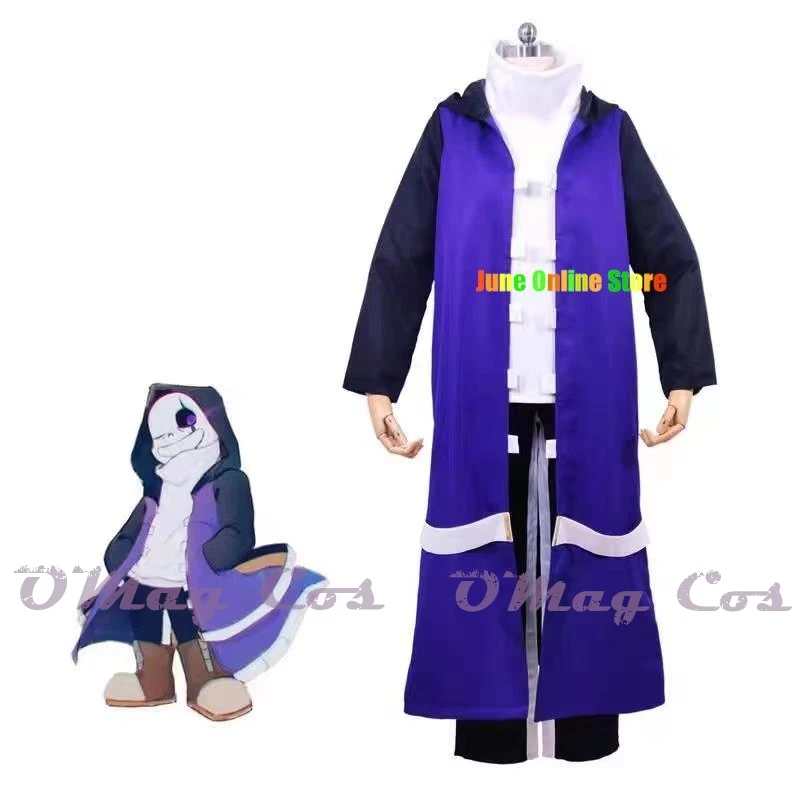 Custom Made Undertale Game Cosplay Costume para Homens e Mulheres, Máscara de Halloween, Roupas De Carnaval, Roupas De Festa De Natal, AU