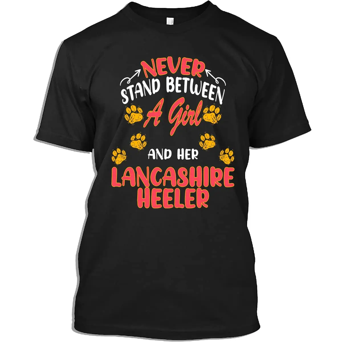 Dog Owner Tshirt Never Stand Between a Girl and Lancashire Heeler Gift T-Shirt for Men Women Graphic Y2K oversizedAnime 