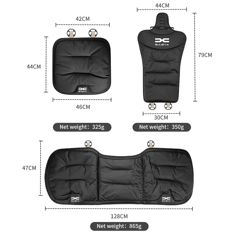 Car Sticker Velvet Cushion Leather Backrest Waist Pad Protector Cover For Dacia Logan Mcv 2 Duster Sandero Lodgy Dokker view 6