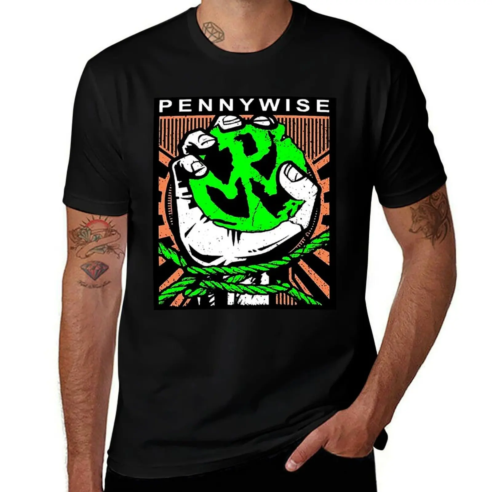 

Pennywise T-Shirt men t shirt cotton 100% t shirts for man graphic tees man t shirt cotton high quality T-shirt