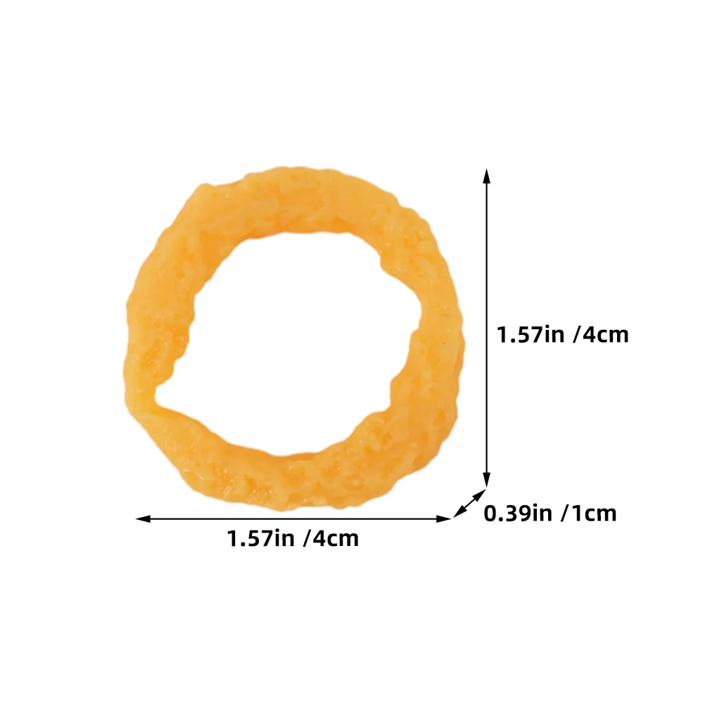 실물 같은 오렌지 링 장난감, 인공 오징어, 실제 같은 신부, 14 개