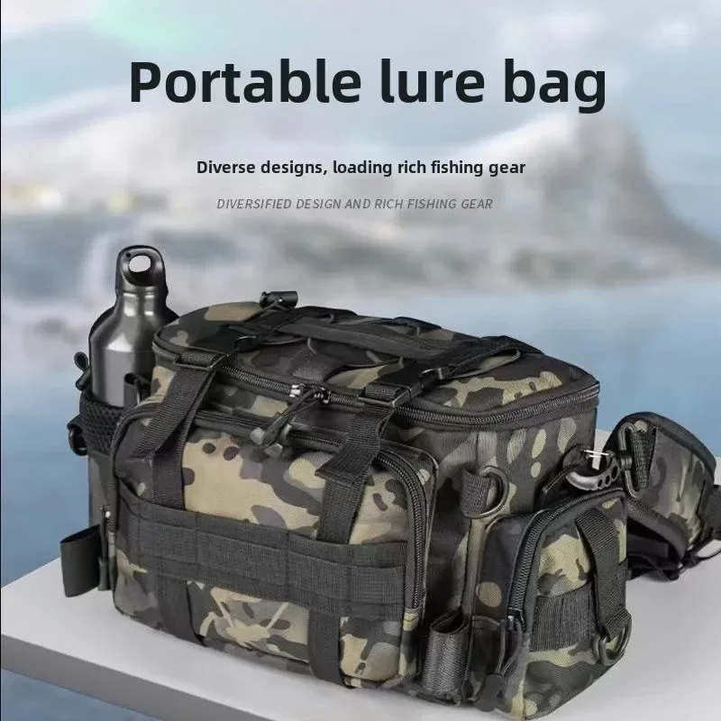 

Fishing tackle, shoulder bag, storage bag, portable fishing rod holder, outdoor sports bag, flying fishing