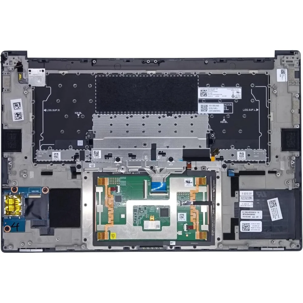 

07065G 7065G для ноутбука Precision 5680 M5680: верхний корпус, палмрест, верхняя часть корпуса, клавиатура с подсветкой, тачпад в сборе, черный AQ74C000101