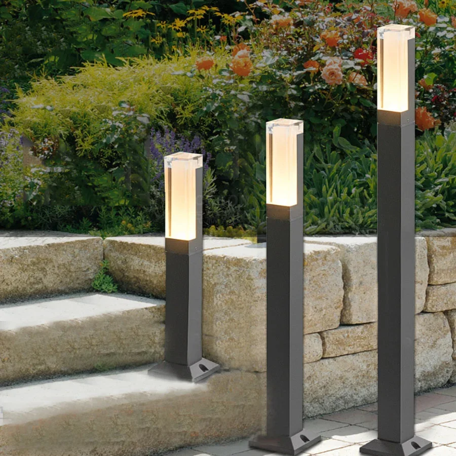 

60/80CM Outdoor Waterproof LED Lawn Lamp Courtyard Lamp Villa Garden Grass Floor Lamp Community Park Road Landscape Path Light