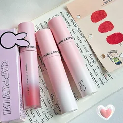 Cappuvini Pink Macaron Velvet Soft Mist Matte Lip Clay Whitening and Non-drying Lip Glaze Lipstick