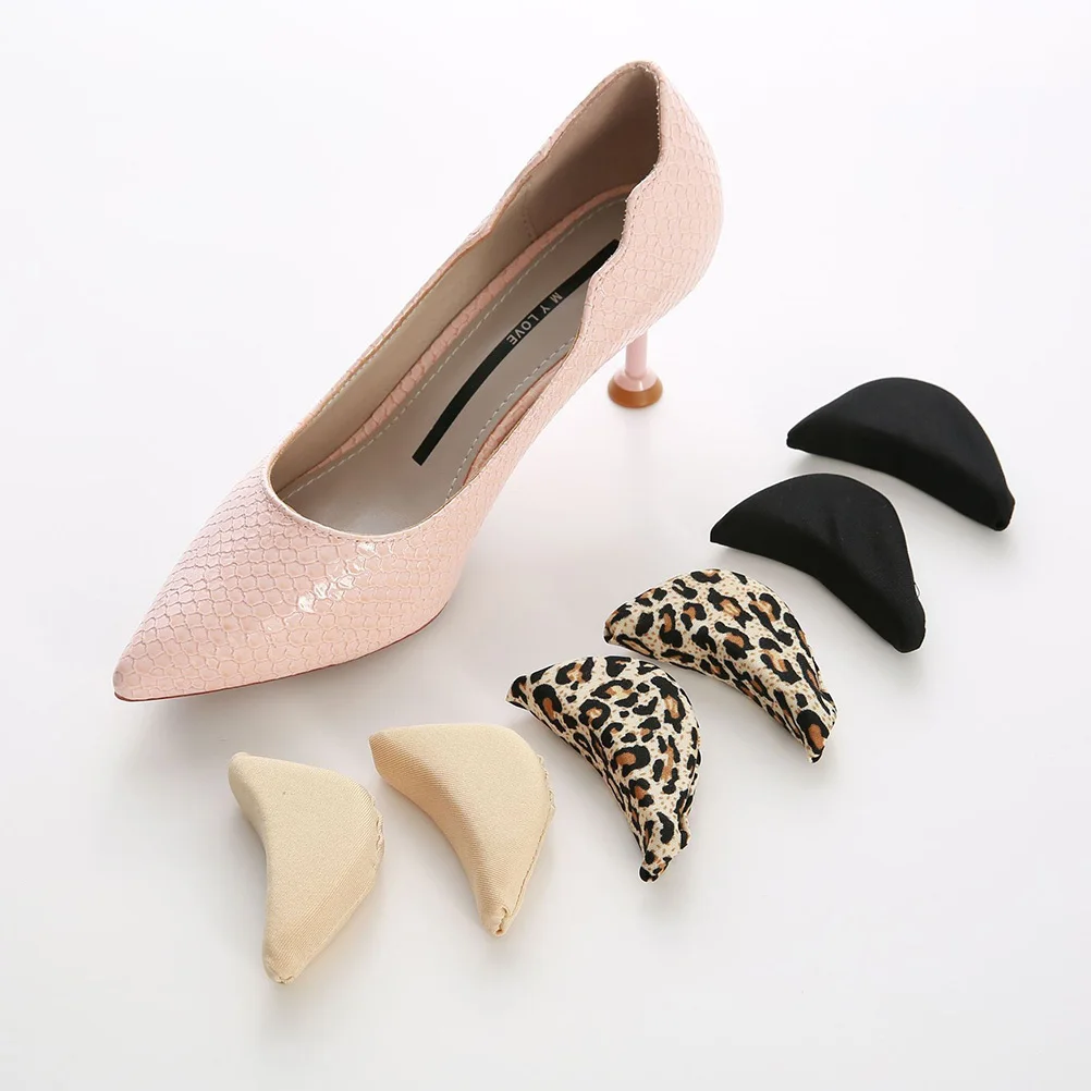 

Anti-Slip Thick Shoe Inserts Cushion For High Heels Foot Pain Relief Elastic Insoles Forefoot Pads Sole Mat Shoe Accessory