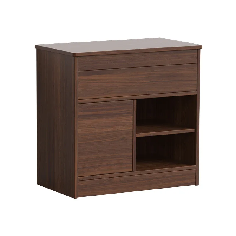 LMM solid wood hidden compartment function cabinet hidden locker mezzanine modern simplicity