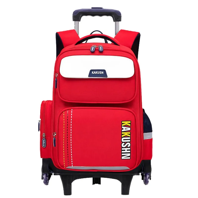 

New Rolling Backpack for Girls Wheeled Bagpack Student Trolley Schoolbags Carry on Kids' Luggage Primary Junior High School Bag