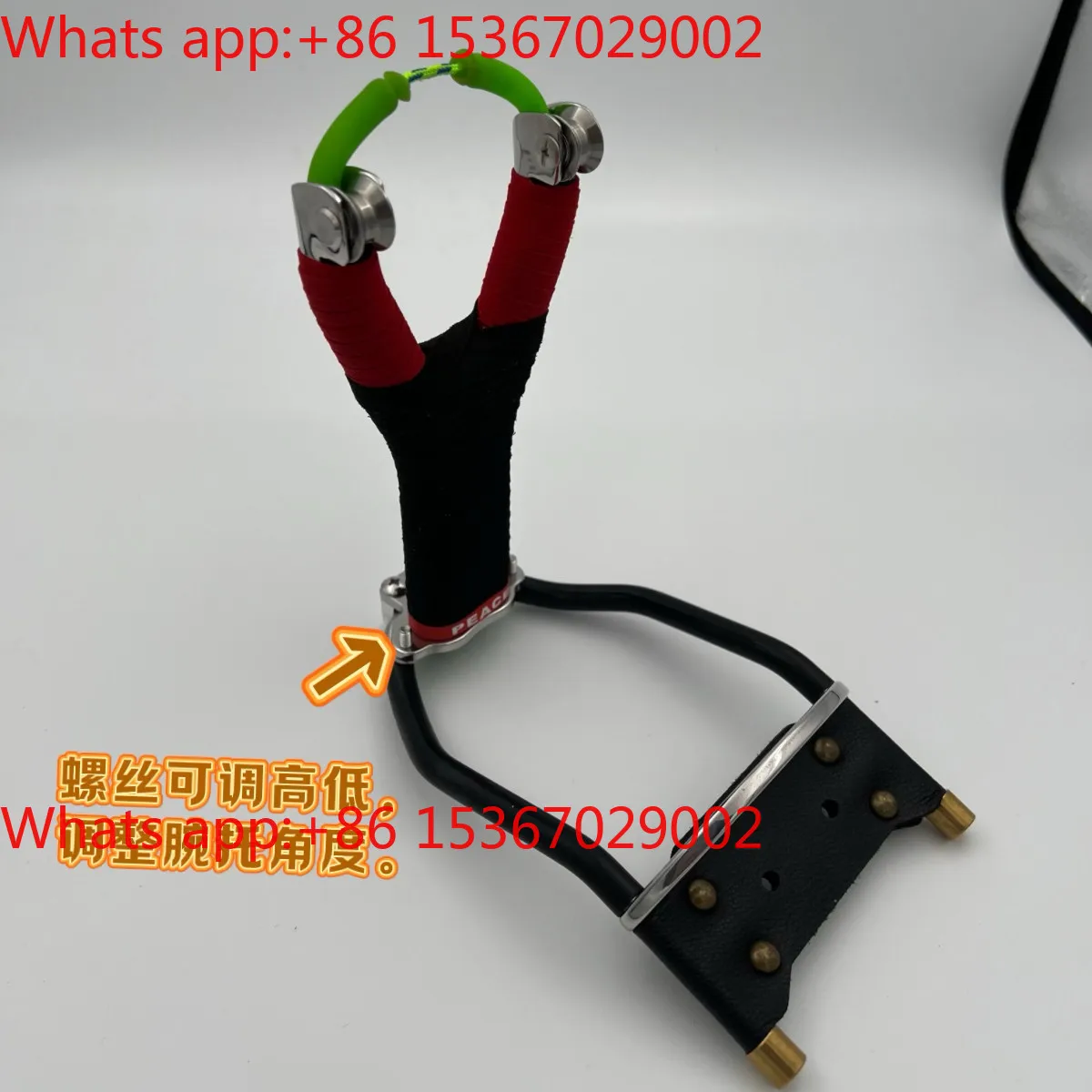 Stainless steel pulley slingshot shooting high-end precision fishing shooting fast shooting fish dart special bullet