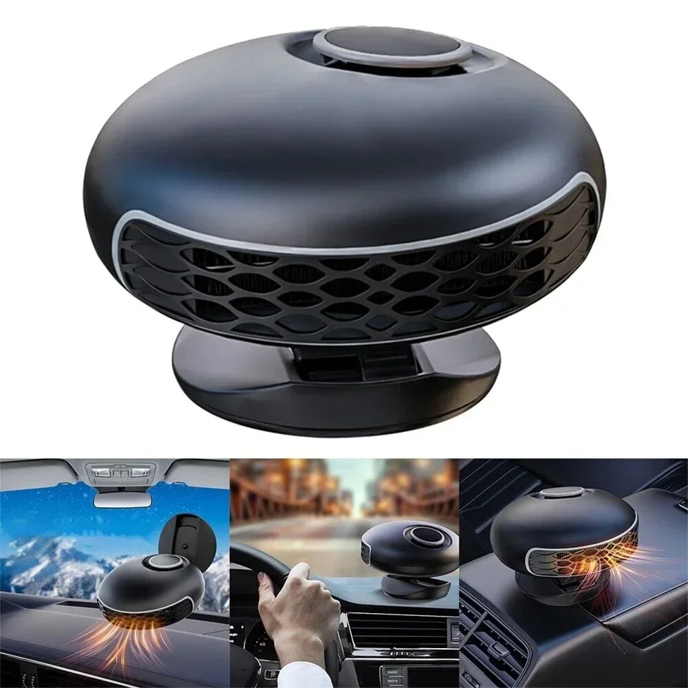 

Car Heater 12V 150W Portable Car Heater Fan 2 IN 1 360 Degree Cooling Heating Auto Windshield Defroster Car Anti-Fog Heater