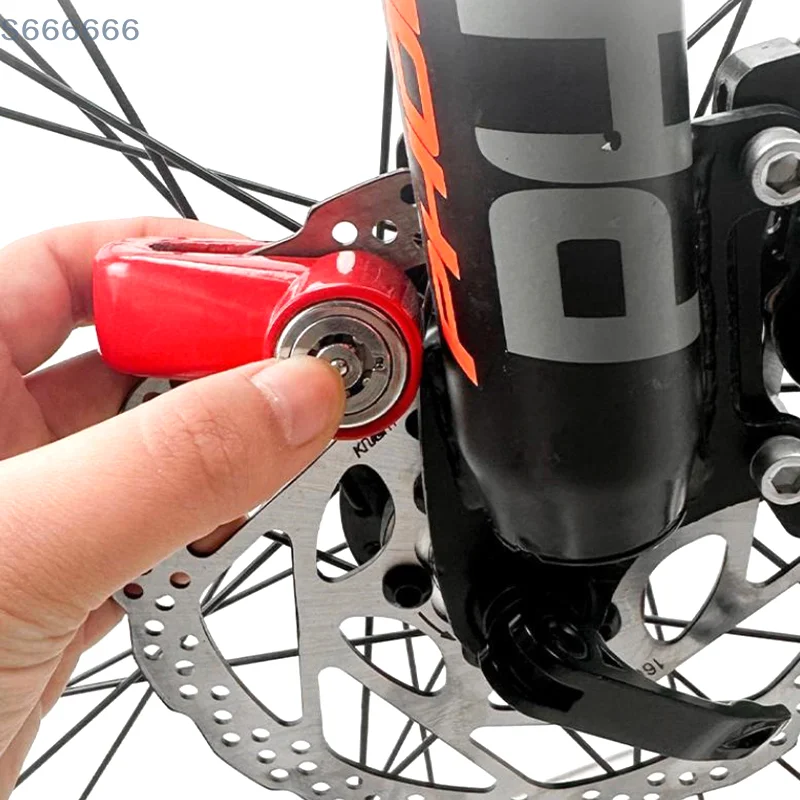 

Anti-Theft Wheel Disc Brake Lock Motorcycle Anti-Theft Wheel Disc Brake Lock Safety Padlock for Mountain Road Bike with Keys