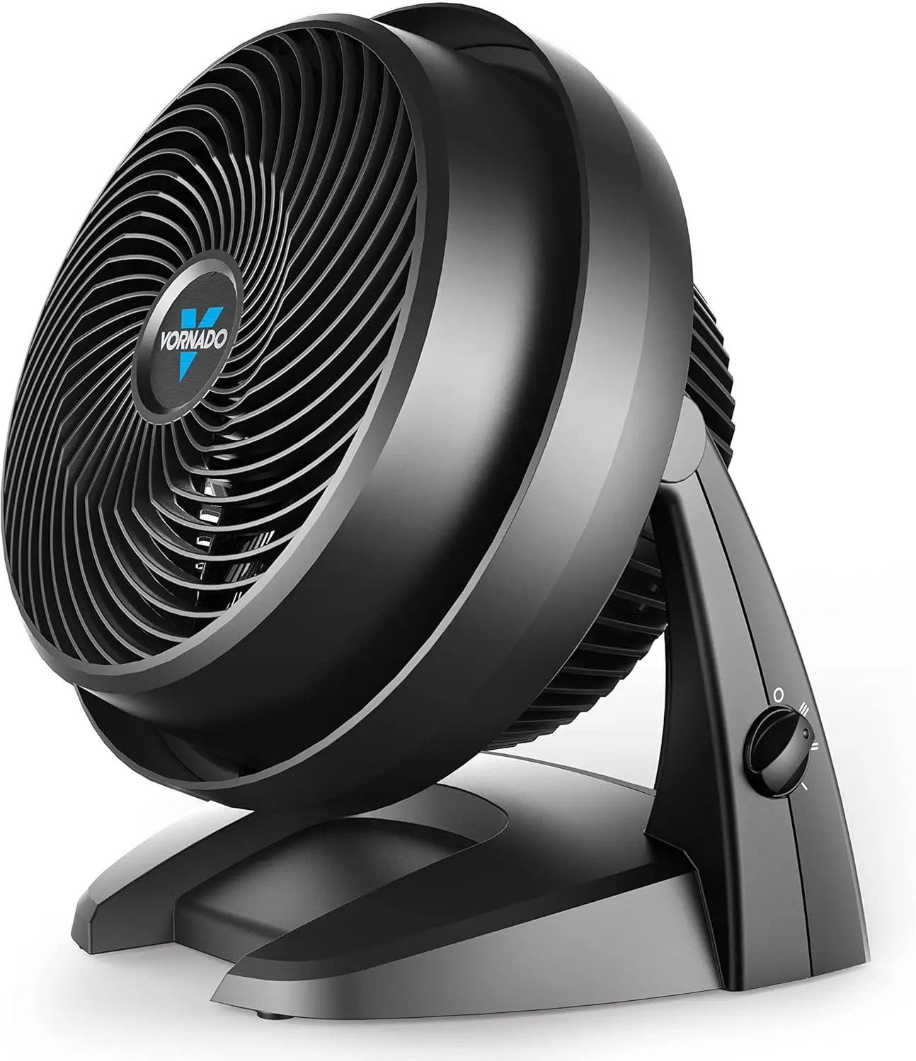 

630 Mid-Size Whole Room Air Circulator Fan for Home, 3 Speed Settings, Adjustable Tilt, Removable Grill, 9 Inch, Powerful Airflo