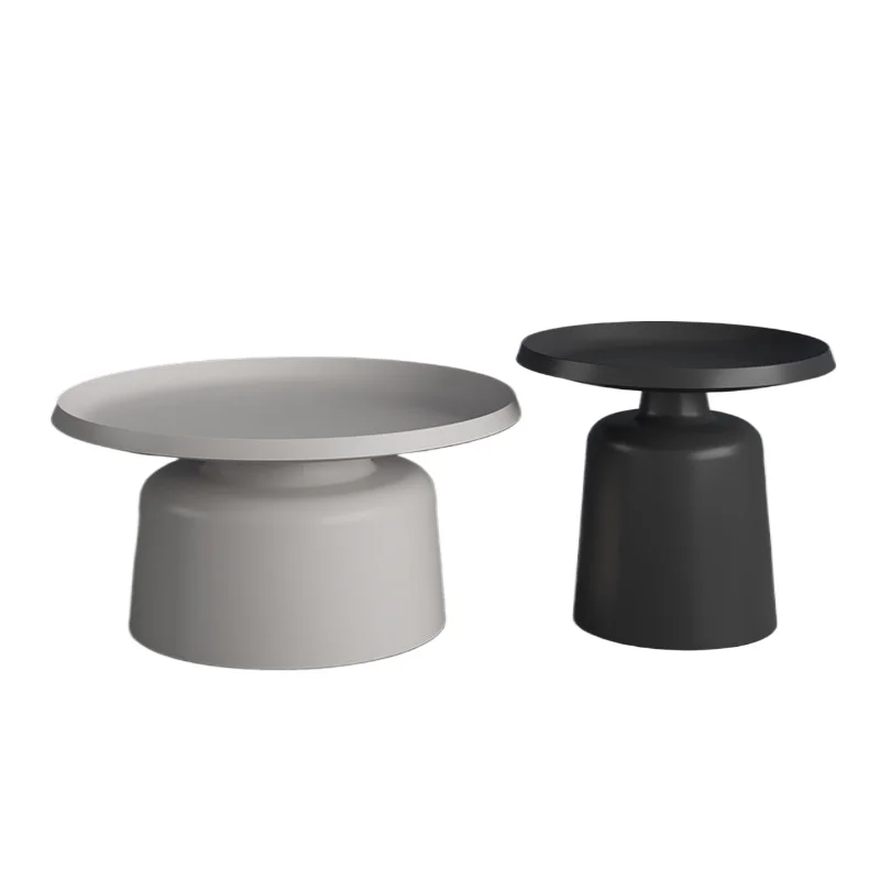 LMM living room wrought iron coffee table small apartment household bedroom bedside table modern simple sofa side table