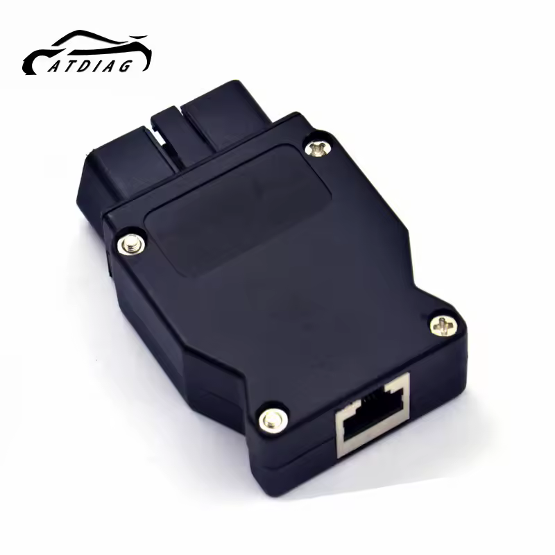 Adaptador OBD OBDII de 16 pines 2025 para interfaz Ethernet B ENET a conector OBD2 de 16 pines para coches, compatible con cable OBD2