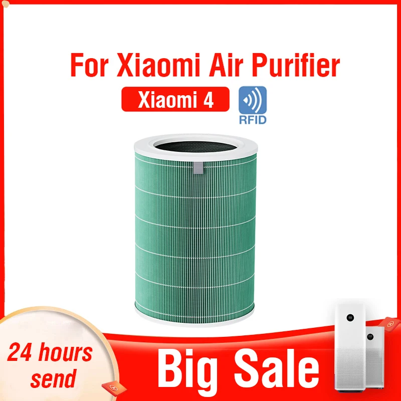 For Replacement Xiaomi Hepa Filter 4 Xiaomi Activated Carbon Filter 4 for Xiaomi Air Purifier 4 Xiaomi 4 Filter