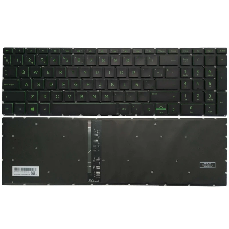 

SP Spanish Keyboard For HP Pavilion GAMING 15-CX TPN-C133 15-DK 15T-DK TPN-C141 15-EC TPN-Q229 17-CD TPN-C142 16-A Backlight