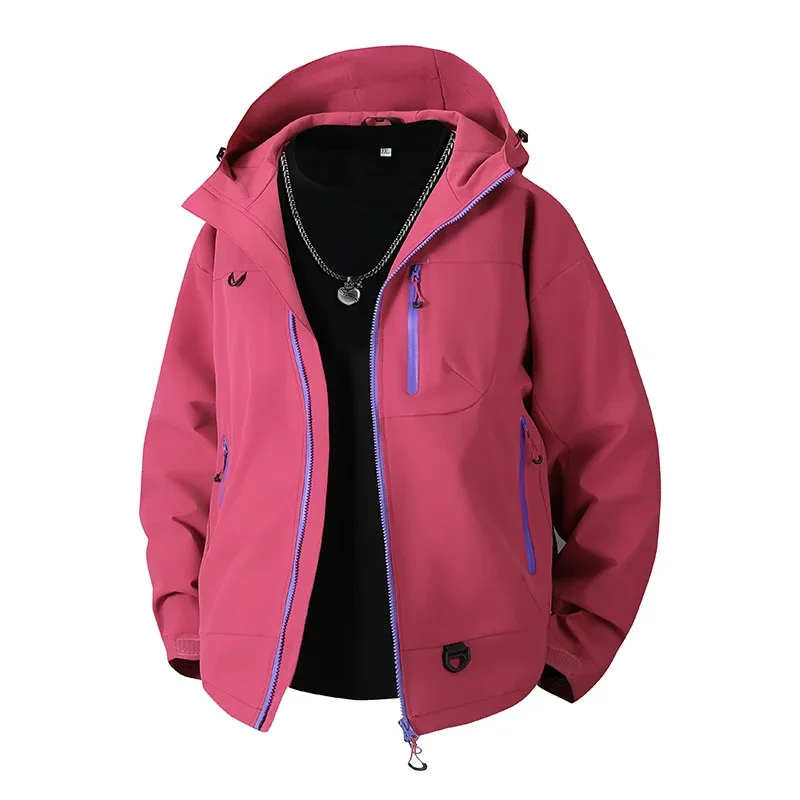 

Men's Hooded Jacket Spring and Autumn New Windproof and Waterproof Work Jacket