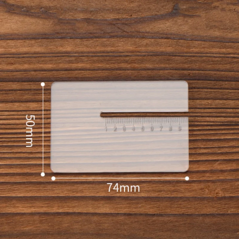 Stainless Steel Leather Stitch - Leatherwork Ruler ulasan dan harga