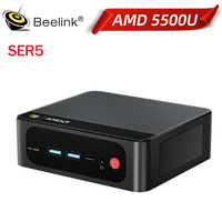 Beelink SER5 PRO Ryzen5 AMD 5500U 16G RAM 500G SSD SER5 MAX Ryzen7 AMD 6800U Support Wifi6 1000M Mini PC Gaming Computer 5800H