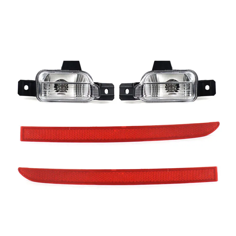 5N 0941071   5N 0941072   Hinten Stoßstange Reflektor Lampe Rückfahr Bremslicht Schwanz Erwärmung Signal Für VW Tiguan 2009 2010-2017
