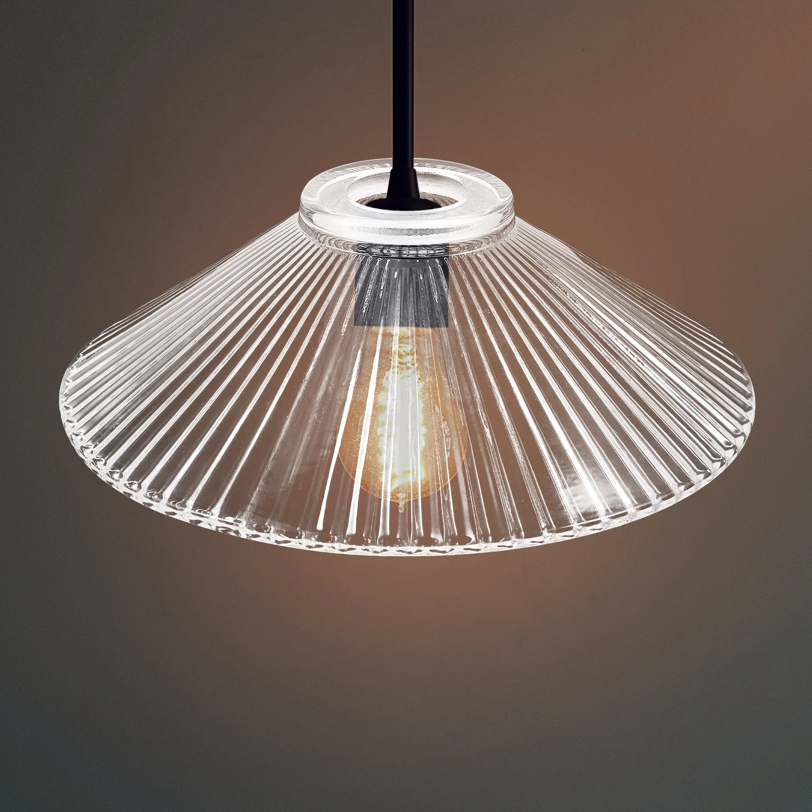 

Glass Pendant Light Shade 55Mm Diameter Clear Heat Resistant Cylindrical Lamp Cover for Kitchen Bedroom Bathroom Modern Home