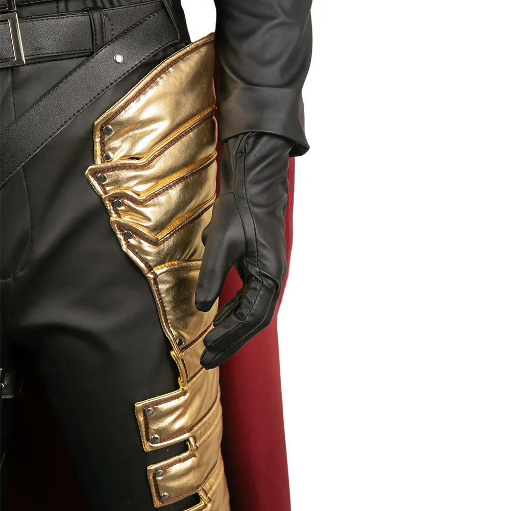 FF7 Vincent Valentine Cosplay Fantasy Outfits gioco Final Fantasy travestimento Costume fascia mantello uomo Halloween Roleplay Suit