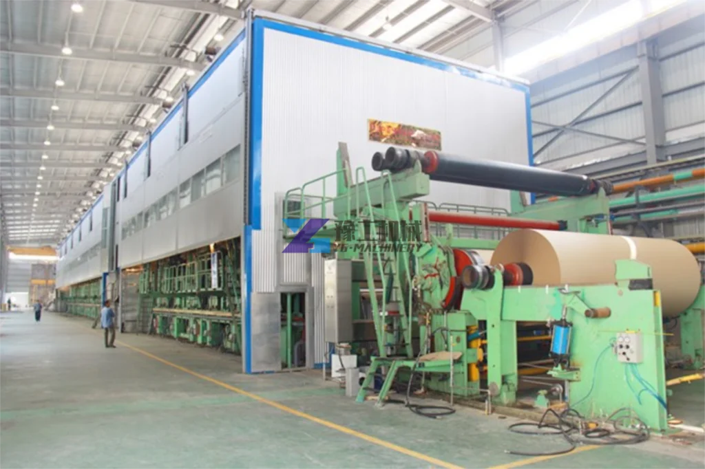 Waste Paper Recycle 50 Tons Per Day Craft Paper Machine Kraft Paper Mill Machinery