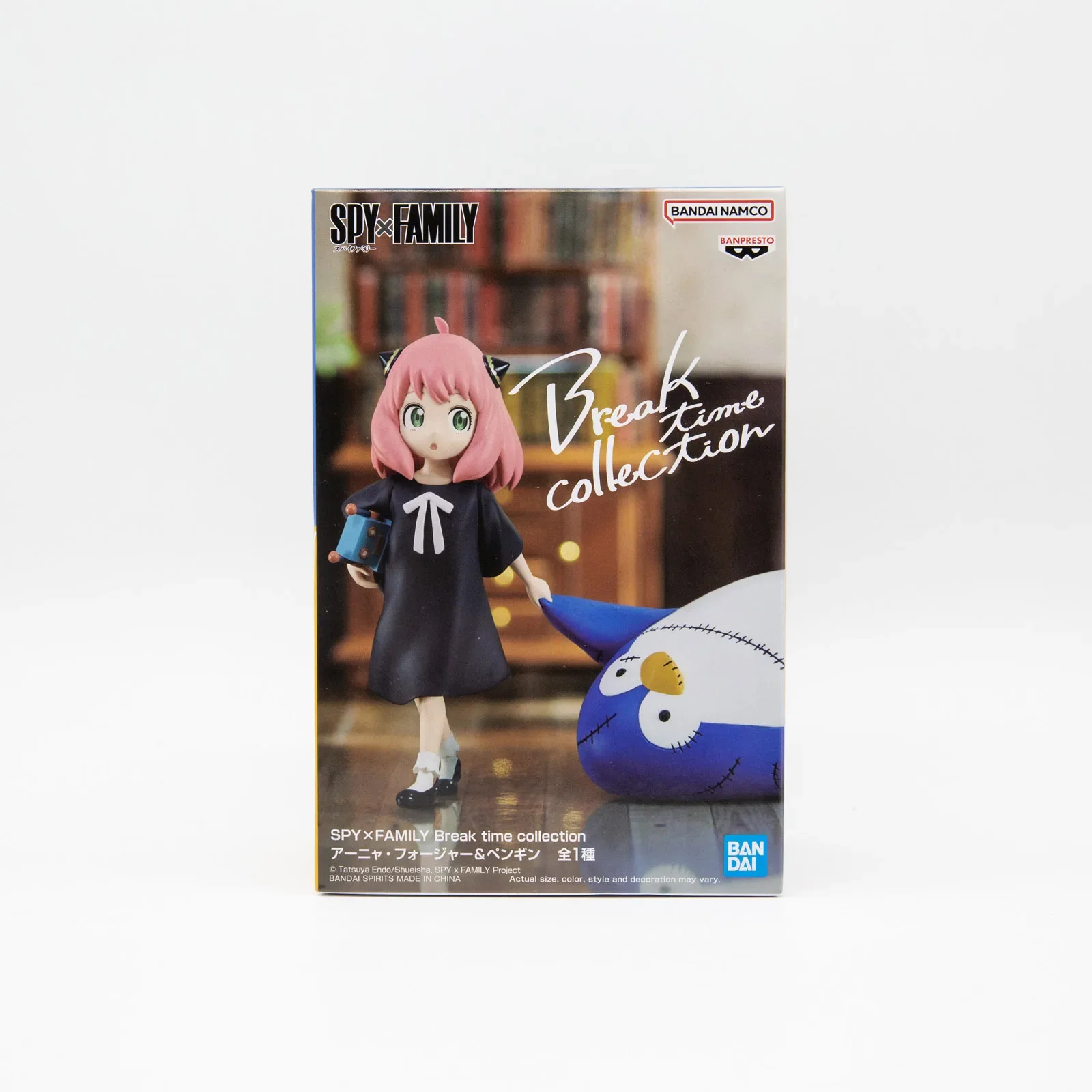 Bandai Namco Banpresto Spy X Family Break Time Collection Anya Forger Gifts Toy Model Anime Figures Collect Ornaments