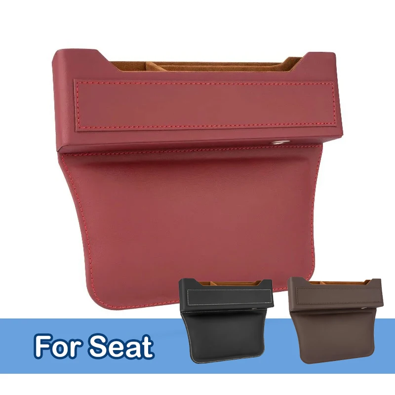 

Car Multifunction Leather Crevice Side Storage Pocket Wallet Keys Card Storage Box For Seat Cupra Born 2022-2024 2025