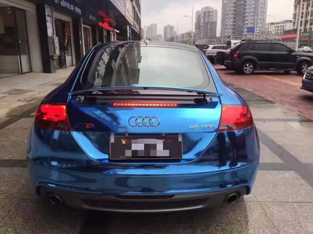 Fabrieksprijs Groothandel Leverancier Voertuiglichaam Sticker Auto Wrapping Films Glitter Diamond Car Wrap Zilver Spiegel Chroom Vinyl