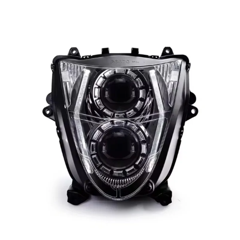 New CS016 Waterproof Full LED Headlight Assembly For Hayabusa GSX1300R 2008-2020 6000K ABS Plastic Retrofit/Upgrade 1 Year