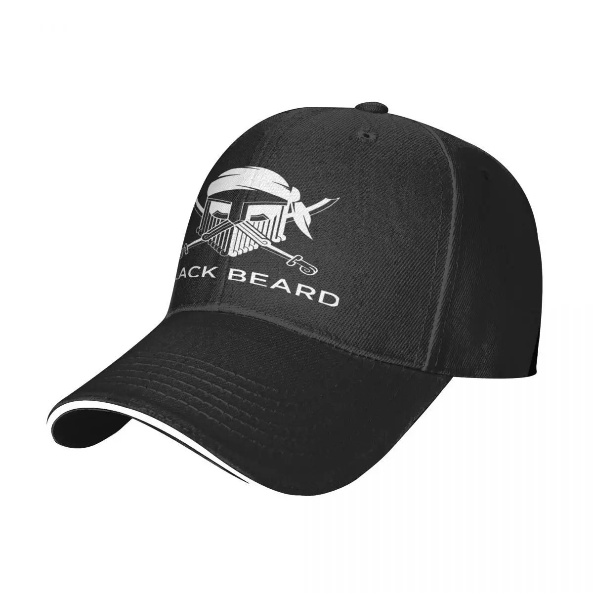 Blackbeard Logo 401 topi Golf pria, topi bisbol, topi musim panas untuk pria