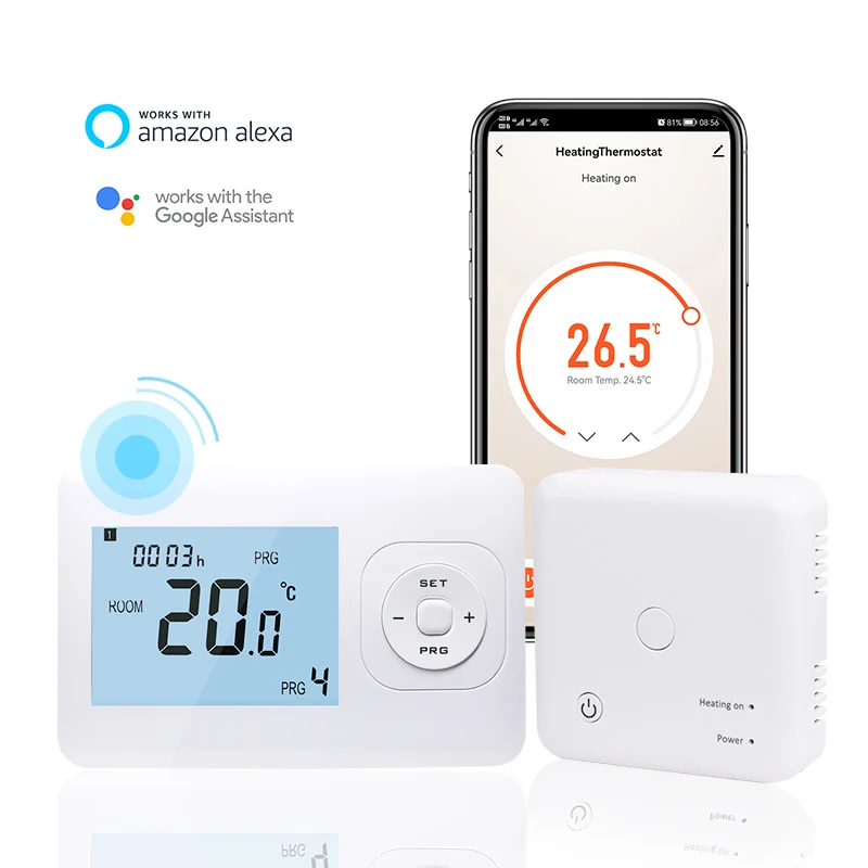Smart Home Programmable Wireless Heating Cooling Thermostat