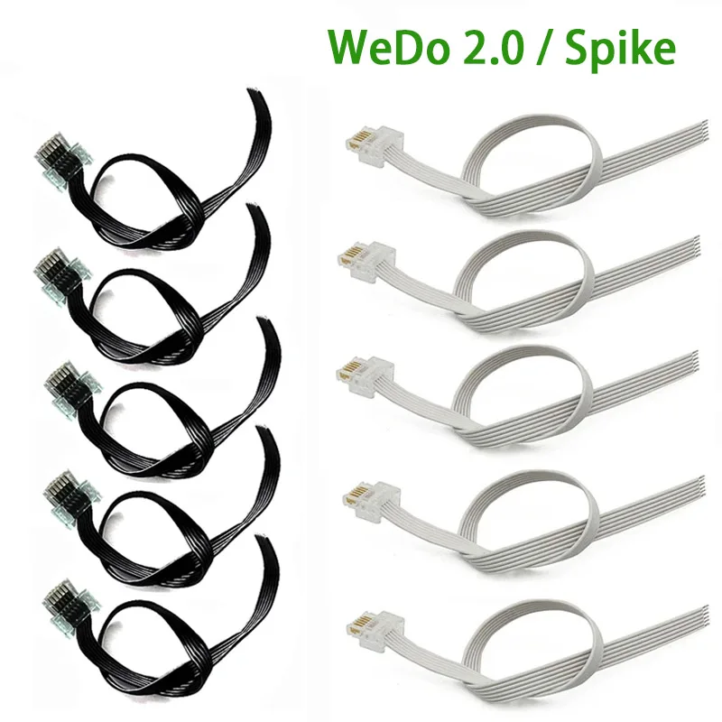 5-20 Pieces The WEDO 2.0 Crystal Connector Cable fit for 45300 WEDO 2.0  Building Blocks Classic Robotics Education DIY Toys