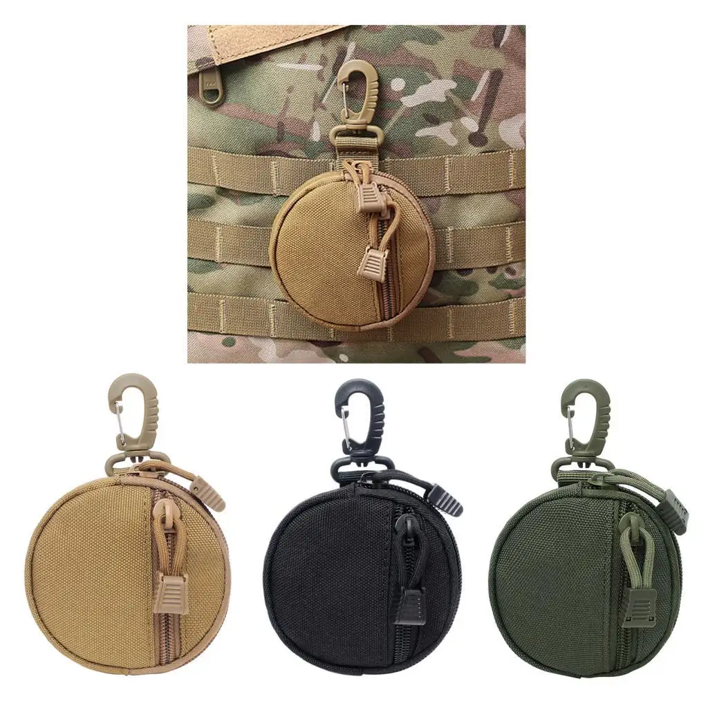 Multifunções Molle Gadget Bolsa, fone de ouvido e chave bolsa, acessório tático