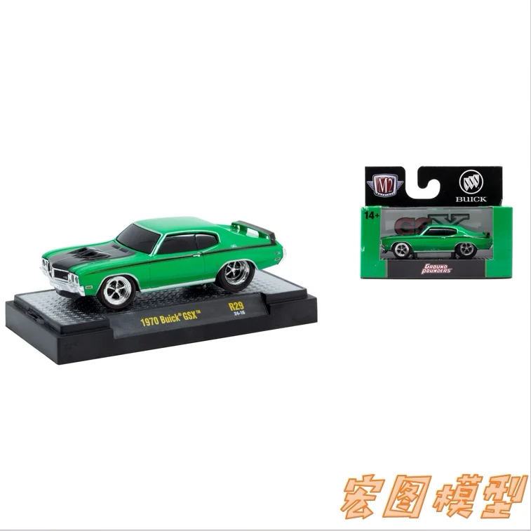 

M2 Machines 1:64 1970 Buick GSX diecast alloy car model Children's toys and gifts