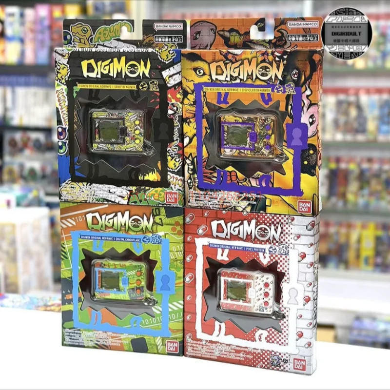 

Original Bandai Digimon Origin Digivice Agumon Digital Monster Raising Device Virtual Pet Portable Anime Figure Model Toy Gift