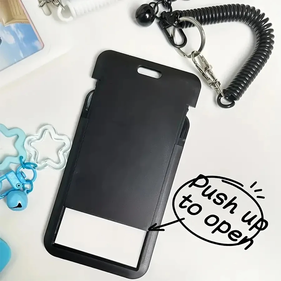 Clear Acrylic Kpop Photocard Holder Credit ID Card Protective Case Photo Display Holder Bag Pendant Keychain