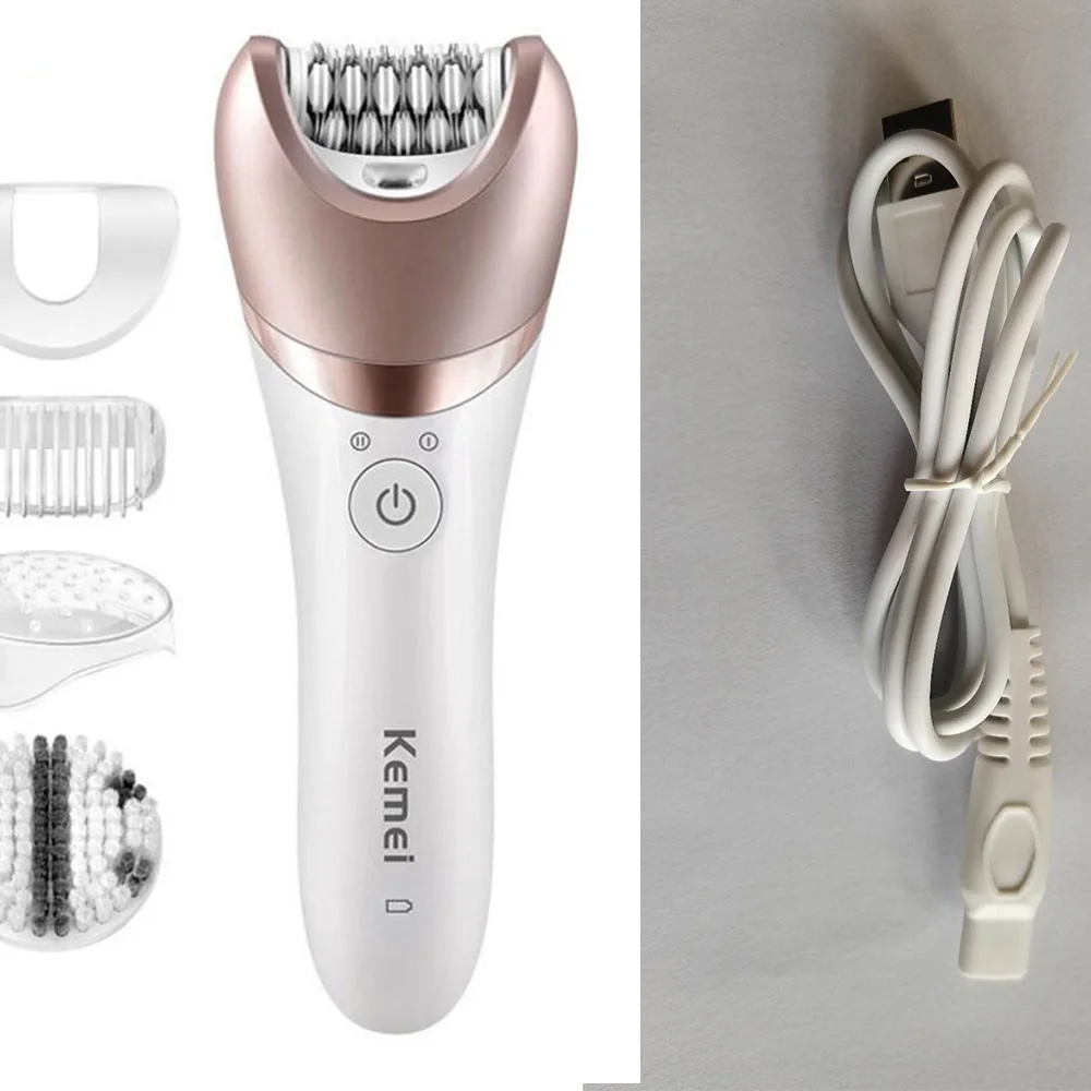Kemei 8001 Epilator Original Charger USB Charge Cable Shaver Power Supply KM-8001