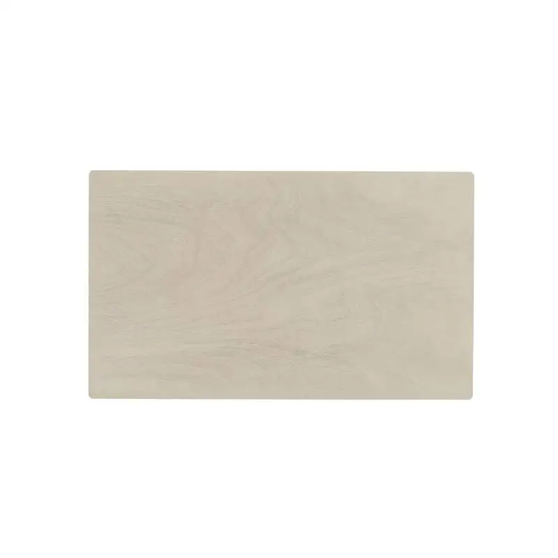 طقم طعام من خشب البلوط الخفيف مكون من 7 قطع مع كراسي خلفية متقاطعة وطاولة مستطيلة