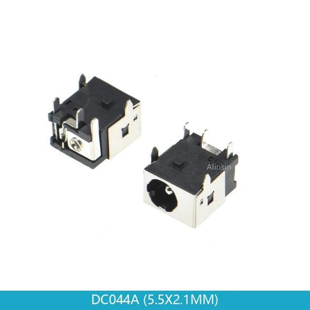 10pcs Dc Power Jack Socket Female Connector Dc005 5.5*2.1mm 5.5*2.5mm 3.5*1.35mm 5.5*2.1 5.5*2.5 3.5*1.3 Dc-002/005/044/044a/017
