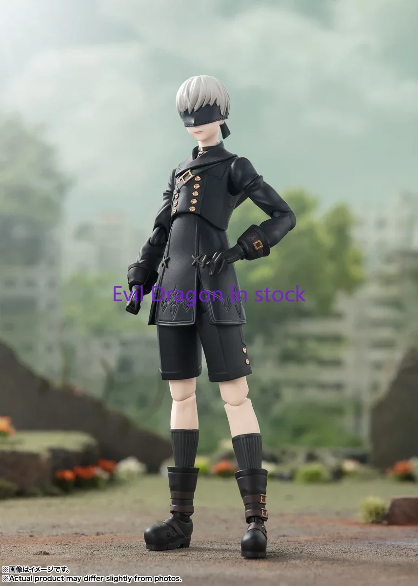 In Stock SH Figuarts SHF Nier Ver1.1a 9S Anime Action Figures Toys Models Collector S.H.Figuarts PVC Gifts