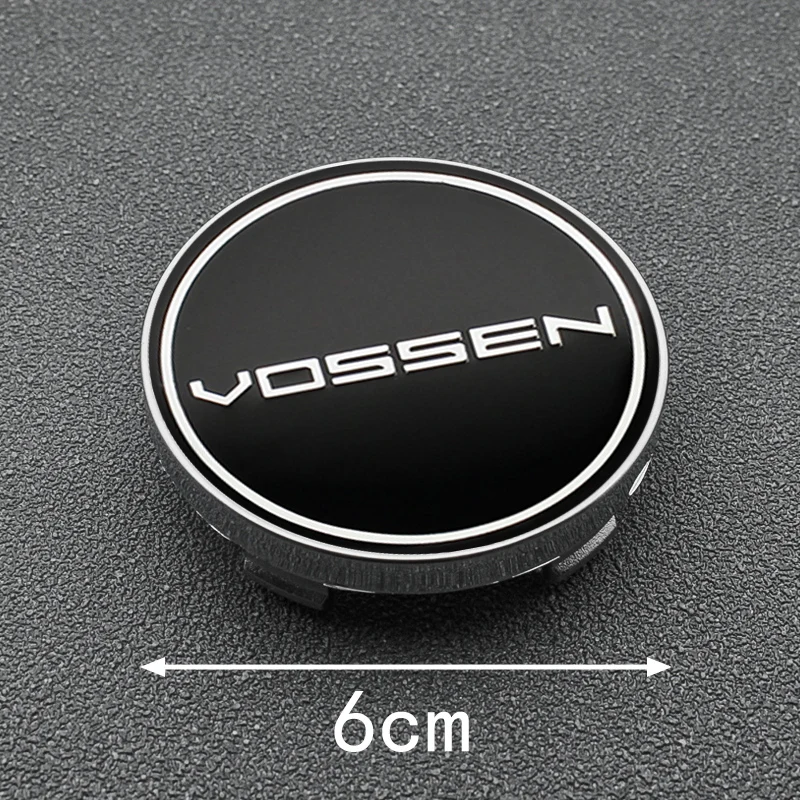 4pcs 56mm 60mm Vossen Logo Wheel Center Hub Cap Car Rims Dust-Proof Cover Hubcaps Sticker Badge Emblem Auto Styling Accessories