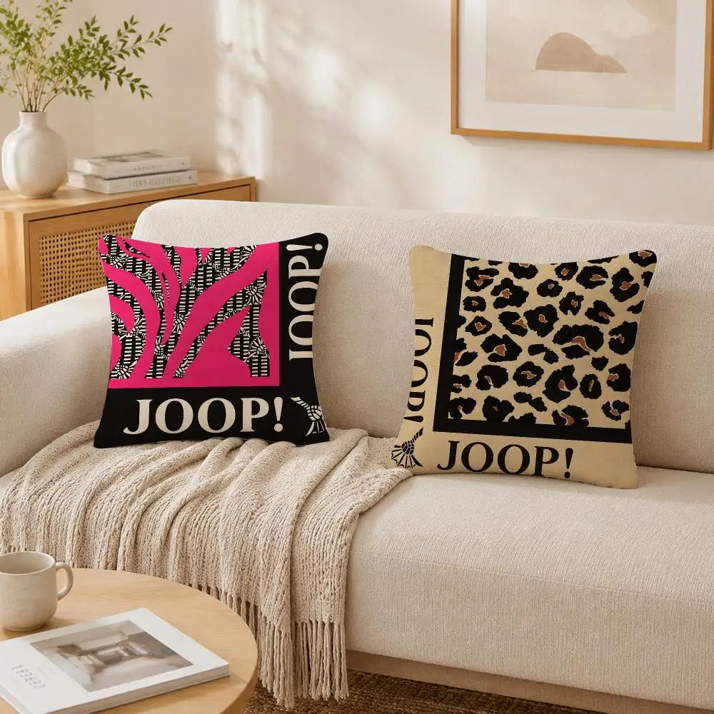 Hot Custom J-Joops Cool Cushion Cover Plush Decorative Pillow Case With Hidden Zipper Fashion Room Decor For Home
