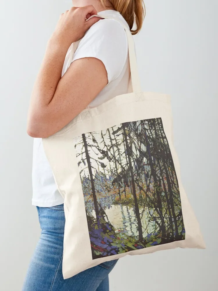 

Tom Thomson - Northern River Tote Bag hand bag ladies Handbags canvas tote bag Eco
