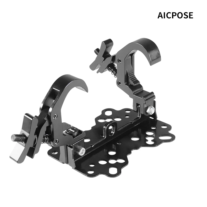 Stage Light Hook Folding Clamp Aluminum Truss Pipe Clamp Load-Bearing 200 kg Suitable for 230W Beam Light Accessories image 6