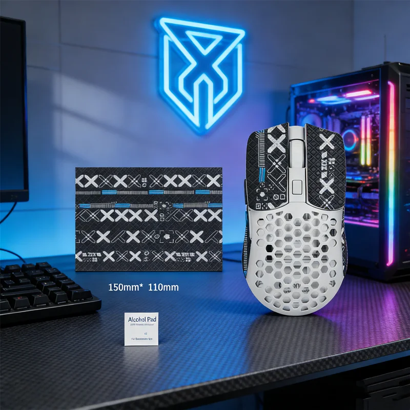 

HUAHUA Износостойкая 15*11 см универсальная стильная наклейка для игровой мыши «сделай сам», противоскользящая, устойчивая к поту, идеально подходит для ПК и ноутбуковHUAHUA