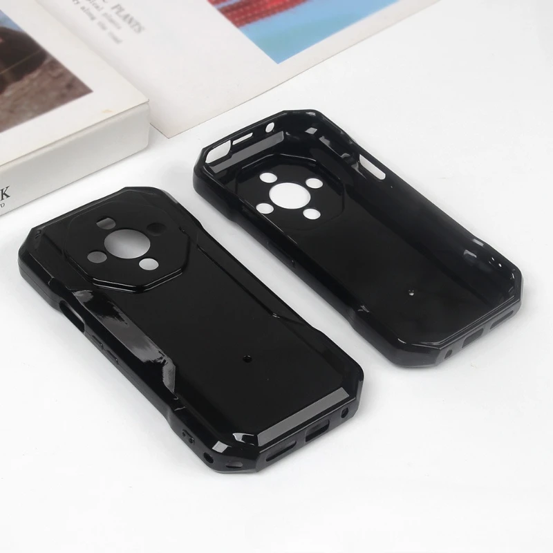 

Soft TPU Phone Case for Ulefone Armor X32 Pro Clear Black Cover for ULEFONE ARMOR X32Pro Silicone Protective Coque Shell