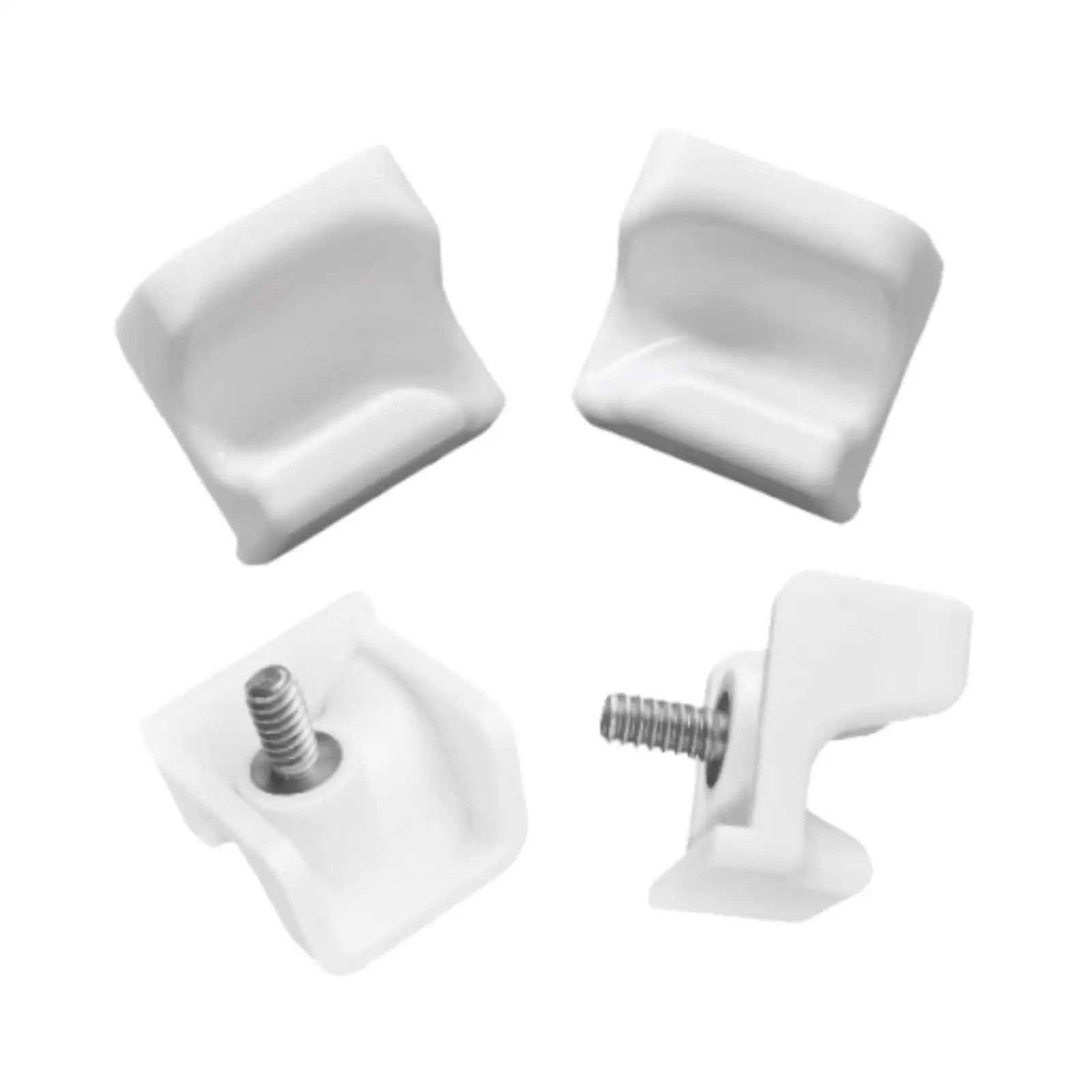 4 Pieces Freezer Basket Retainer Clips Spare Holder Mounting 3422341 3422342 7009399 PP Metal Suitable for Home Use